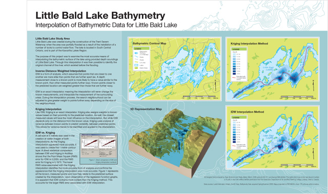 Little Bald Lake Bathymetry Map